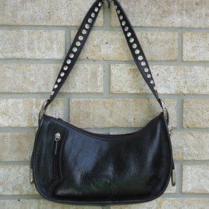 Sergios collection leather shoulder bag.